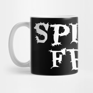 Hallows Eve Costumes Fake Metal Band Spider Fear Mug